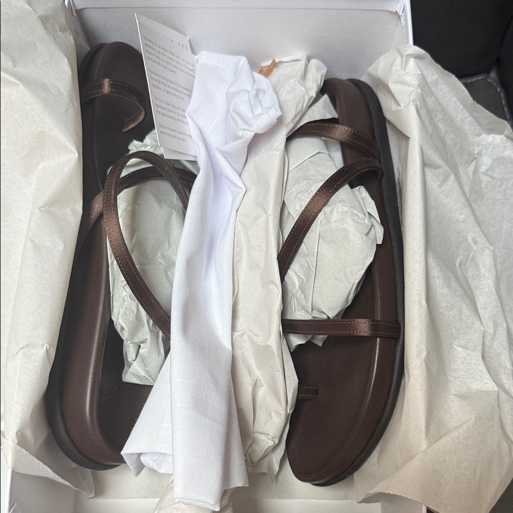 Ancient Greek Sandals Dark Brown Women's Sandals